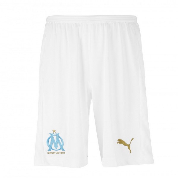 Pantalon Football Marseille Domicile 2018-19 Blanc